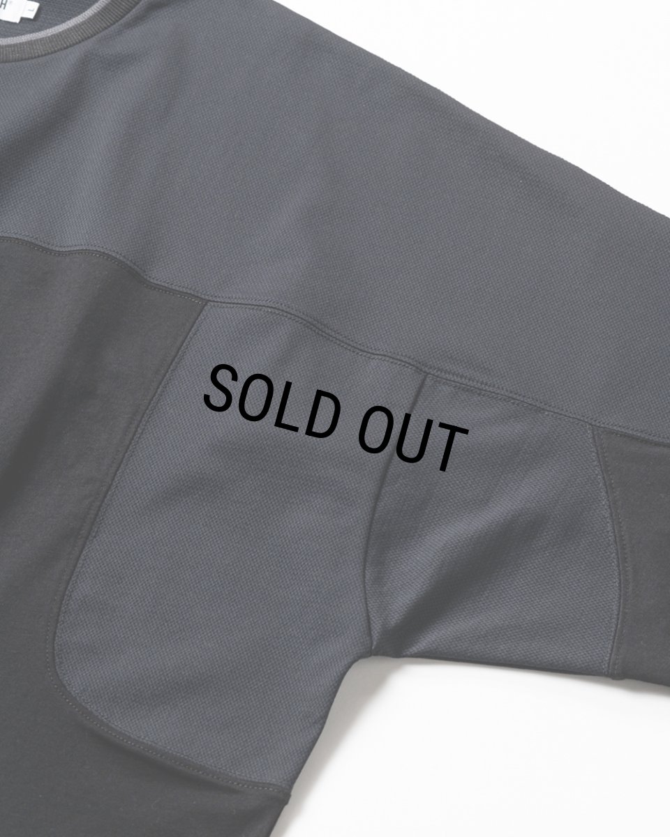 画像4: 【30%OFF】TIGHTBOOTH/3/4 SLEEVE SUZU T-SHIRT（Black）［クォータースリーブT-25夏］ (4)