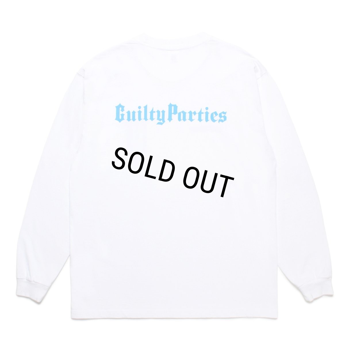 画像2: WACKO MARIA/MR.BROTHERS CUT CLUB / WASHED HEAVY WEIGHT LONG SLEEVE T-SHIRT（WHITE）［プリント長袖T-25春夏］ (2)