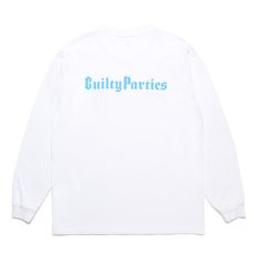 画像2: WACKO MARIA/MR.BROTHERS CUT CLUB / WASHED HEAVY WEIGHT LONG SLEEVE T-SHIRT（WHITE）［プリント長袖T-25春夏］ (2)
