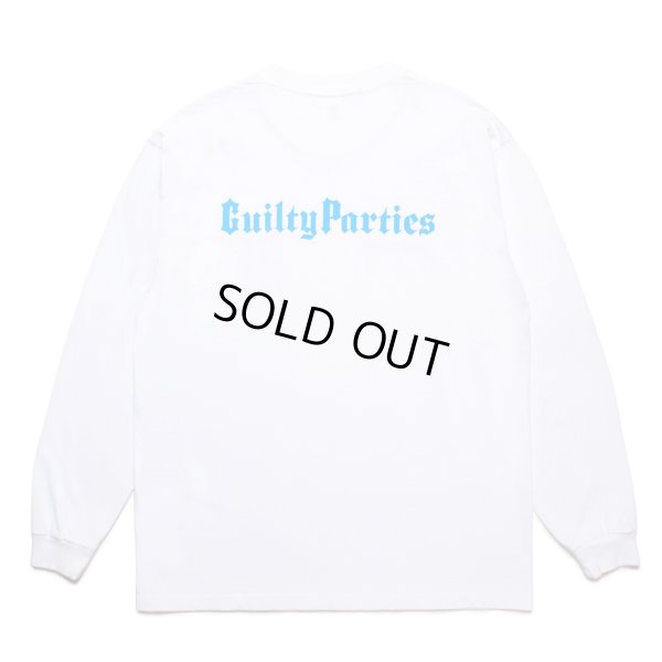 画像2: WACKO MARIA/MR.BROTHERS CUT CLUB / WASHED HEAVY WEIGHT LONG SLEEVE T-SHIRT（WHITE）［プリント長袖T-25春夏］