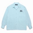 画像1: WACKO MARIA/MR.BROTHERS CUT CLUB / 50'S SHIRT（L-BLUE）［50'Sシャツ-25春夏］ (1)
