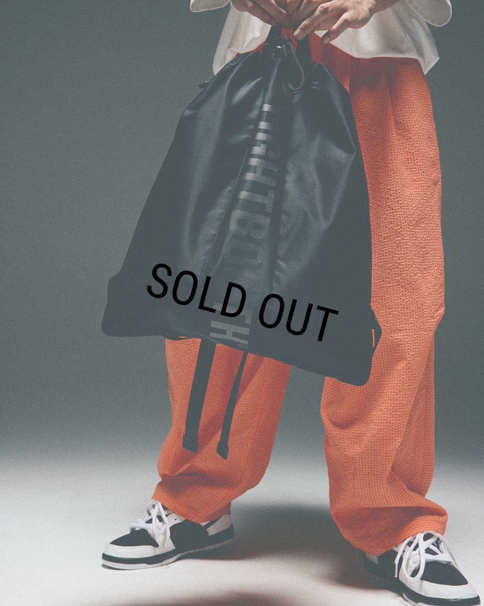 画像16: 【30%OFF】TIGHTBOOTH/LOGO KNAPSAC（Black）［ナップサック-25夏］ (16)