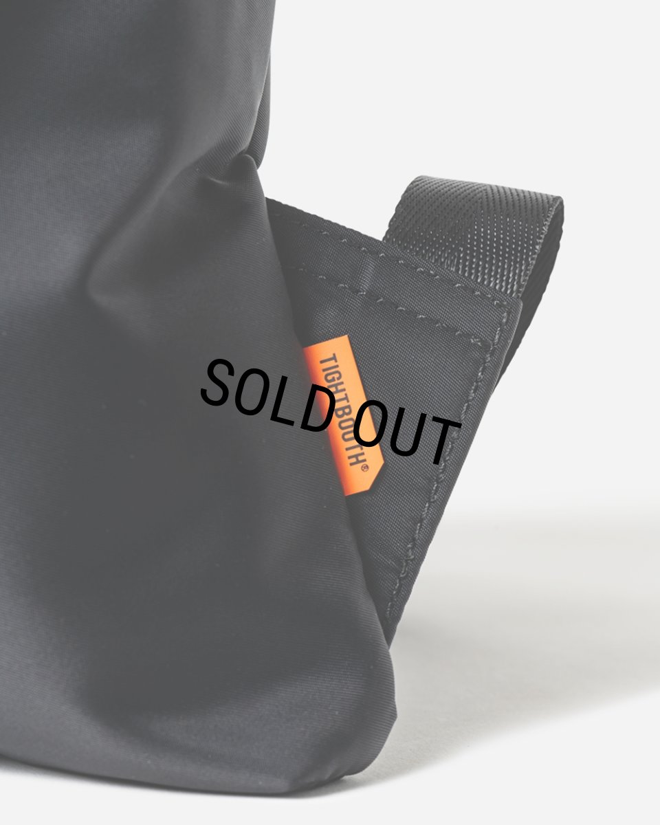 画像9: 【30%OFF】TIGHTBOOTH/LOGO KNAPSAC（Black）［ナップサック-25夏］ (9)