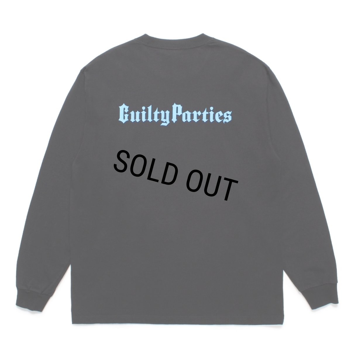 画像2: WACKO MARIA/MR.BROTHERS CUT CLUB / WASHED HEAVY WEIGHT LONG SLEEVE T-SHIRT（BLACK）［プリント長袖T-25春夏］ (2)