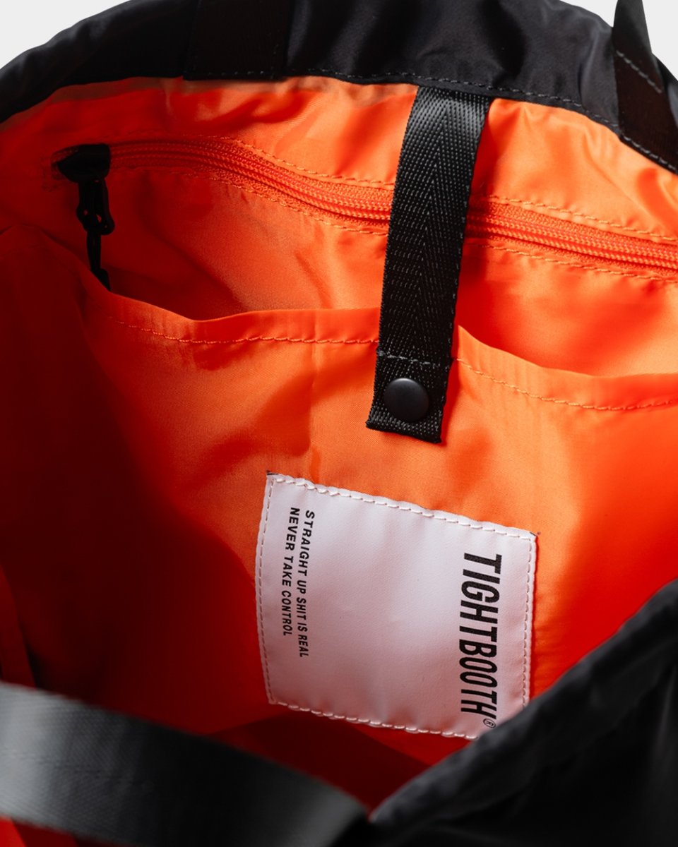 画像12: TIGHTBOOTH/LOGO KNAPSAC（Black）［ナップサック-25夏］ (12)