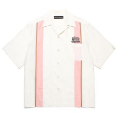 画像1: WACKO MARIA/MR.BROTHERS CUT CLUB / SWITCHING 50'S SHIRT（WHITE）［スイッチング50'Sシャツ-25春夏］ (1)