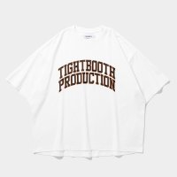 TIGHTBOOTH/COLLEGE S/S T-SHIRT（White）［カレッジT-25夏］