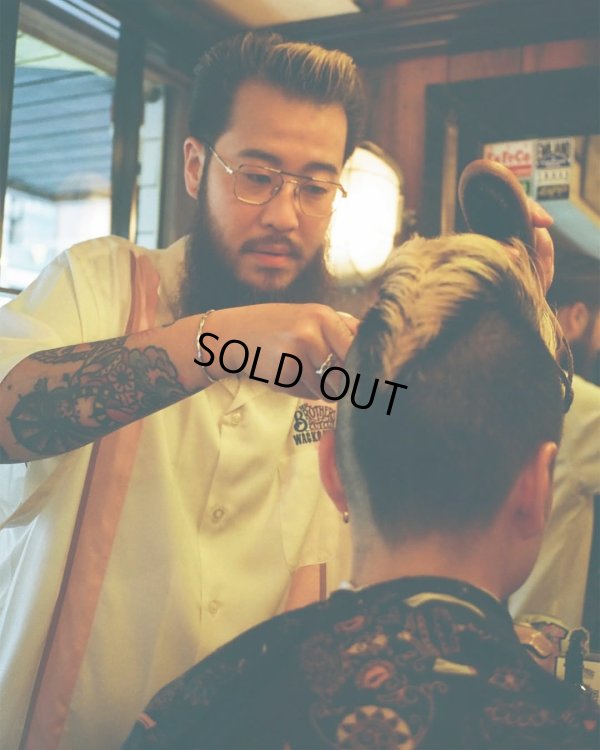 画像2: WACKO MARIA/MR.BROTHERS CUT CLUB / SWITCHING 50'S SHIRT（WHITE）［スイッチング50'Sシャツ-25春夏］
