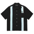 画像1: WACKO MARIA/MR.BROTHERS CUT CLUB / SWITCHING 50'S SHIRT（BLACK）［スイッチング50'Sシャツ-25春夏］ (1)