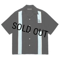 WACKO MARIA/MR.BROTHERS CUT CLUB / SWITCHING 50'S SHIRT（BLACK）［スイッチング50'Sシャツ-25春夏］