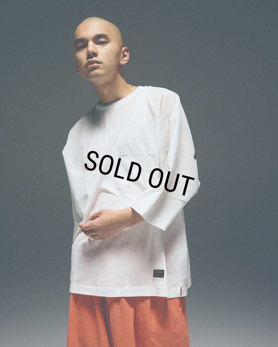 画像5: TIGHTBOOTH/3/4 SLEEVE SUZU T-SHIRT（White）［クォータースリーブT-25夏］ (5)