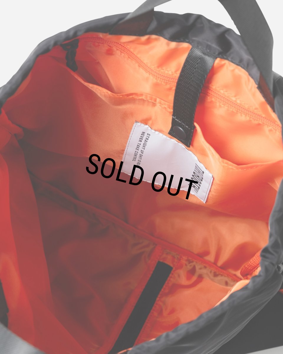 画像11: 【30%OFF】TIGHTBOOTH/LOGO KNAPSAC（Black）［ナップサック-25夏］ (11)