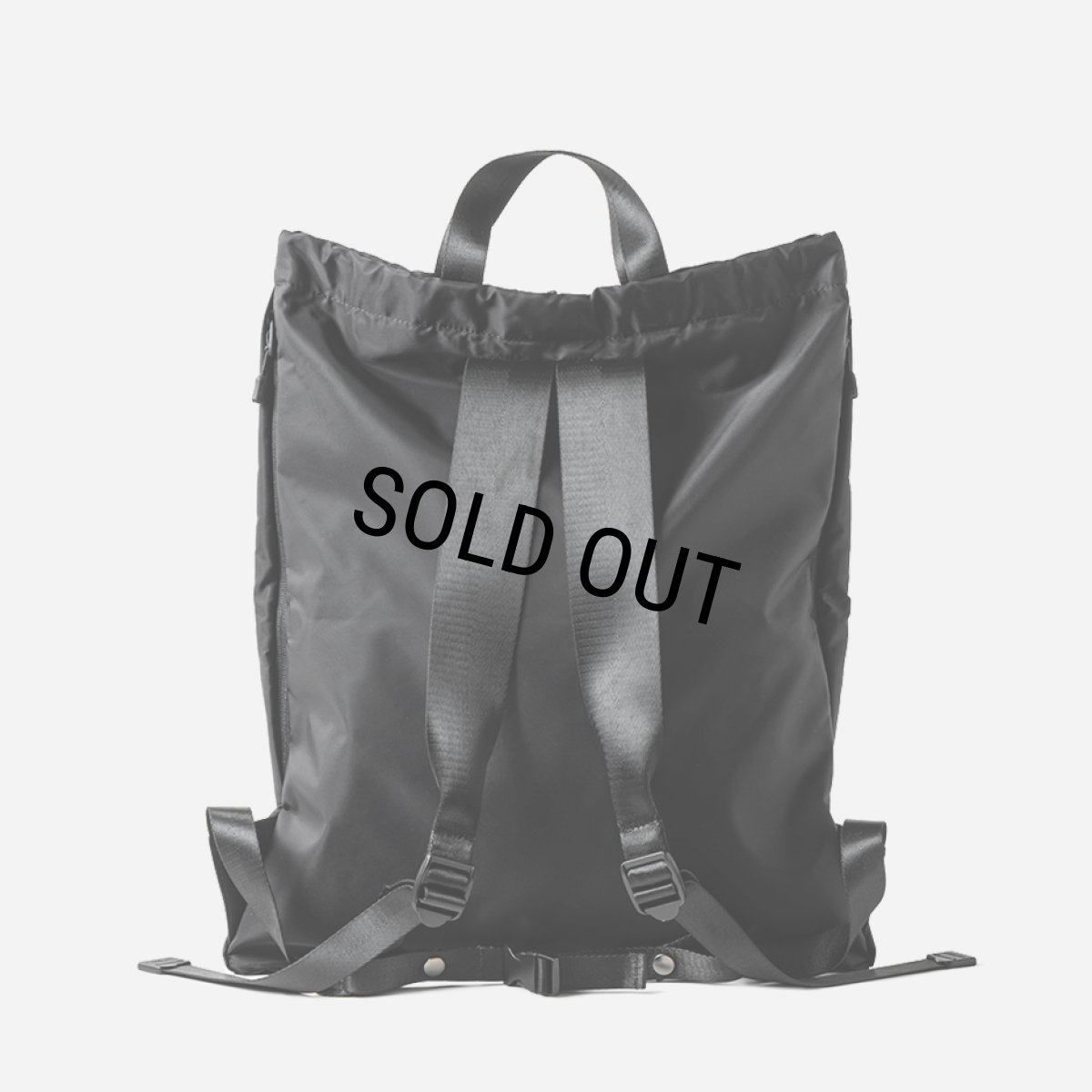 画像3: 【30%OFF】TIGHTBOOTH/LOGO KNAPSAC（Black）［ナップサック-25夏］ (3)