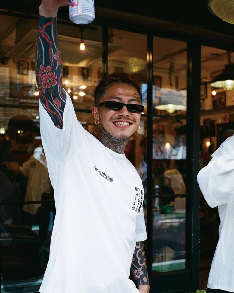 画像3: WACKO MARIA/MR.BROTHERS CUT CLUB / WASHED HEAVY WEIGHT T-SHIRT（WHITE）［プリントT-25春夏］