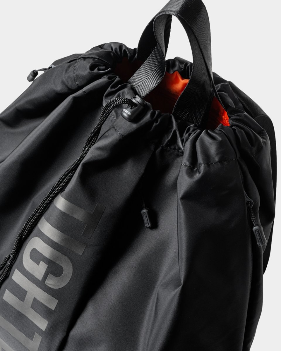 画像5: TIGHTBOOTH/LOGO KNAPSAC（Black）［ナップサック-25夏］ (5)