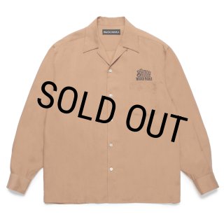 WACKO MARIA/MR.BROTHERS CUT CLUB / 50'S SHIRT（BROWN）［50'Sシャツ