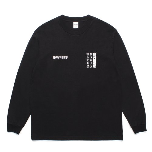 他の写真1: WACKO MARIA/MR.BROTHERS CUT CLUB / WASHED HEAVY WEIGHT LONG SLEEVE T-SHIRT（BLACK）［プリント長袖T-25春夏］