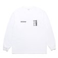 画像1: WACKO MARIA/MR.BROTHERS CUT CLUB / WASHED HEAVY WEIGHT LONG SLEEVE T-SHIRT（WHITE）［プリント長袖T-25春夏］ (1)