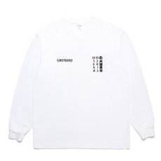 画像1: WACKO MARIA/MR.BROTHERS CUT CLUB / WASHED HEAVY WEIGHT LONG SLEEVE T-SHIRT（WHITE）［プリント長袖T-25春夏］ (1)