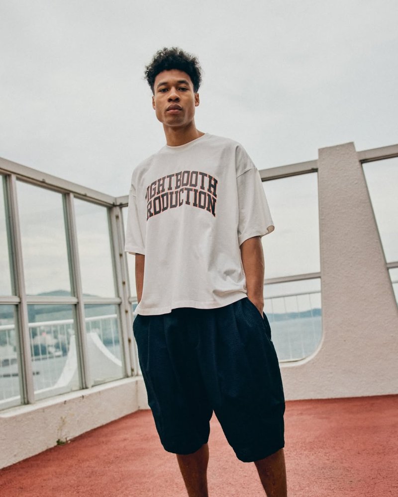 画像2: TIGHTBOOTH/COLLEGE S/S T-SHIRT（White）［カレッジT-25夏］