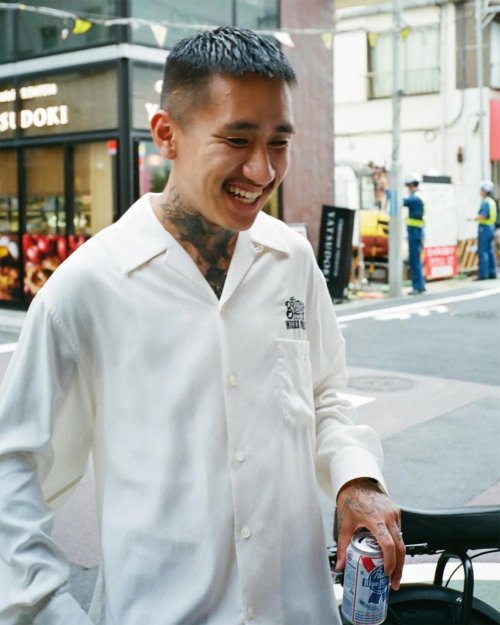 他の写真2: WACKO MARIA/MR.BROTHERS CUT CLUB / 50'S SHIRT（WHITE）［50'Sシャツ-25春夏］