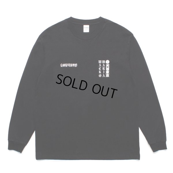 画像1: WACKO MARIA/MR.BROTHERS CUT CLUB / WASHED HEAVY WEIGHT LONG SLEEVE T-SHIRT（BLACK）［プリント長袖T-25春夏］