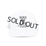 RATS/MESH CAP "WAY OF LIFE"（WHITE）［メッシュキャップ-25春夏］
