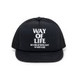 画像1: RATS/MESH CAP "WAY OF LIFE"（BLACK）［メッシュキャップ-25春夏］ (1)