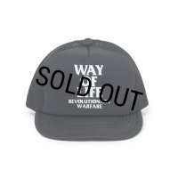 RATS/MESH CAP "WAY OF LIFE"（BLACK）［メッシュキャップ-25春夏］