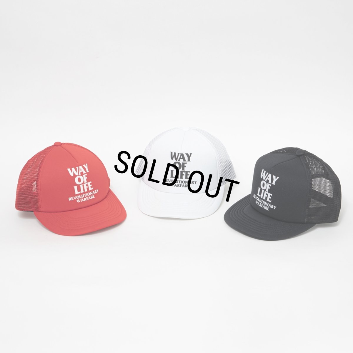 画像2: RATS/MESH CAP "WAY OF LIFE"（BLACK）［メッシュキャップ-25春夏］ (2)