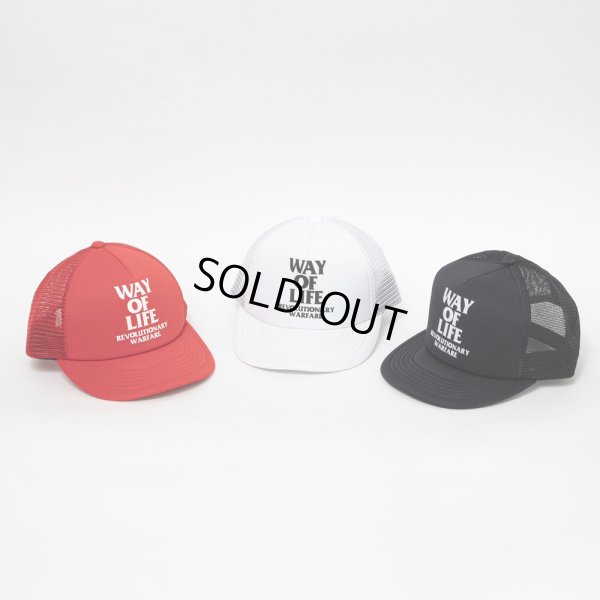 画像2: RATS/MESH CAP "WAY OF LIFE"（WHITE）［メッシュキャップ-25春夏］