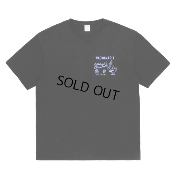 画像2: WACKO MARIA/鶏舎 / WASHED HEAVY WEIGHT T-SHIRT（BLACK）［プリントT-25春夏］