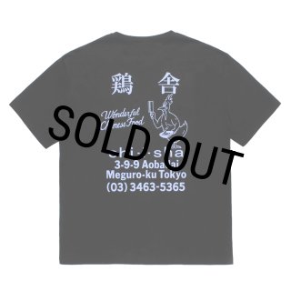 WACKO MARIA/鶏舎 / WASHED HEAVY WEIGHT T-SHIRT（BLACK）［プリントT