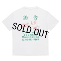 WACKO MARIA/鶏舎 / WASHED HEAVY WEIGHT T-SHIRT（WHITE）［プリントT-25春夏］
