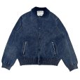 画像1: DAIRIKU/Vintage Dyed Knit Jacket（Indigo）［ヴィンテージダイニットJKT-25秋冬］ (1)