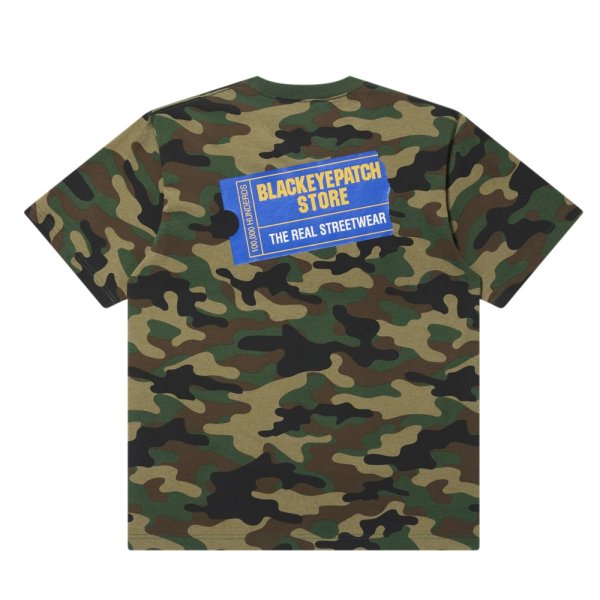 画像1: BlackEyePatch/RENTAL TICKET LOGO TEE（WOODLAND CAMO）