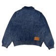 画像2: DAIRIKU/Vintage Dyed Knit Jacket（Indigo）［ヴィンテージダイニットJKT-25秋冬］ (2)