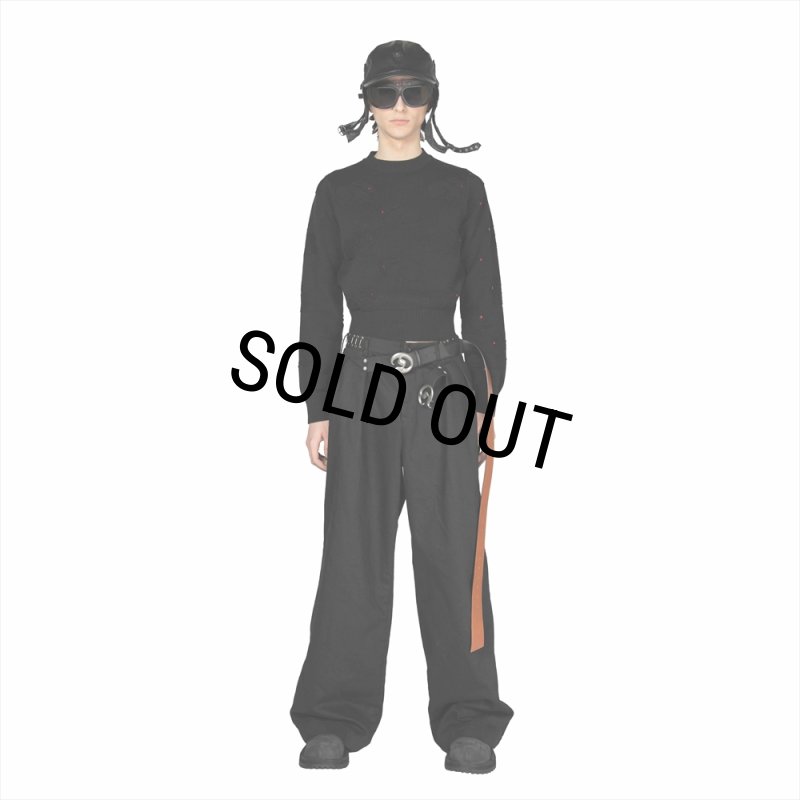 30％OFF】DAIRIKU/Red-eyed Rabbit Tite Knit（Black）［ラビット