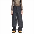 画像7: DAIRIKU/Rigid Painter Denim Wide Pants（Indigo）［リジッドペインターデニムワイドパンツ-25秋冬］