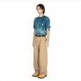 画像4: DAIRIKU/Tuck In Denim Transcription Knit（Indigo）［タックインデニムプリントニット-25秋冬］