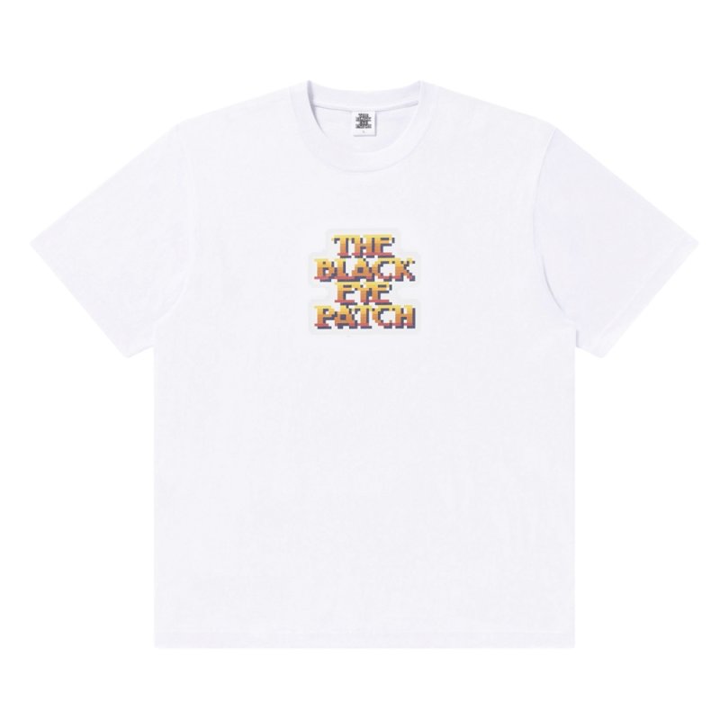 画像1: BlackEyePatch/OG 8 BIT LOGO TEE(WHITE)