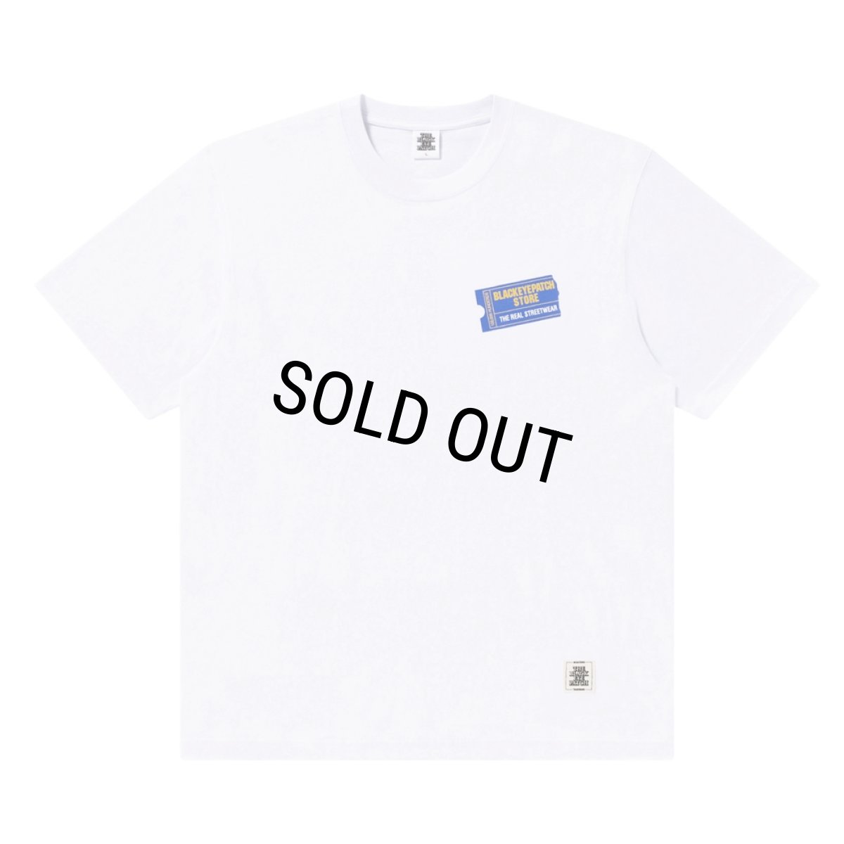 画像2: BlackEyePatch/RENTAL TICKET LOGO TEE（WHITE） (2)