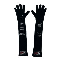 DAIRIKU/"TATTO" Long Knit Grove（Black）［ロングニットグローブ-25秋冬］