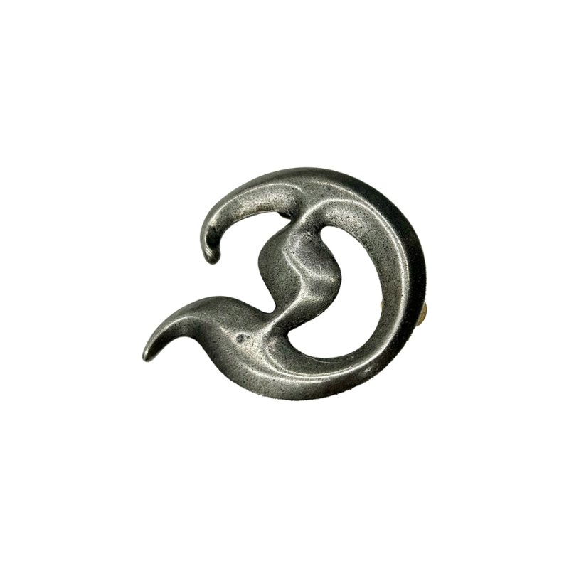 画像1: DAIRIKU/"D" Metal Pin Badge（Silver）［メタルピンバッジ-25秋冬］