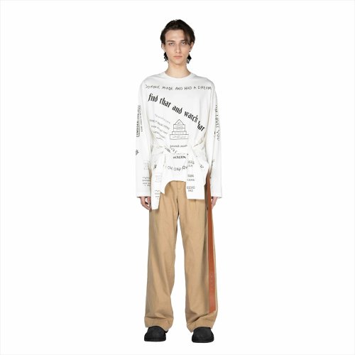 他の写真2: DAIRIKU/Upside down Long Sleeve Tee（White）［アップサイドダウン長袖T-25秋冬］
