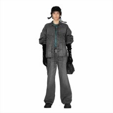 画像2: DAIRIKU/"TATTO" Long Knit Grove（Black）［ロングニットグローブ-25秋冬］ (2)