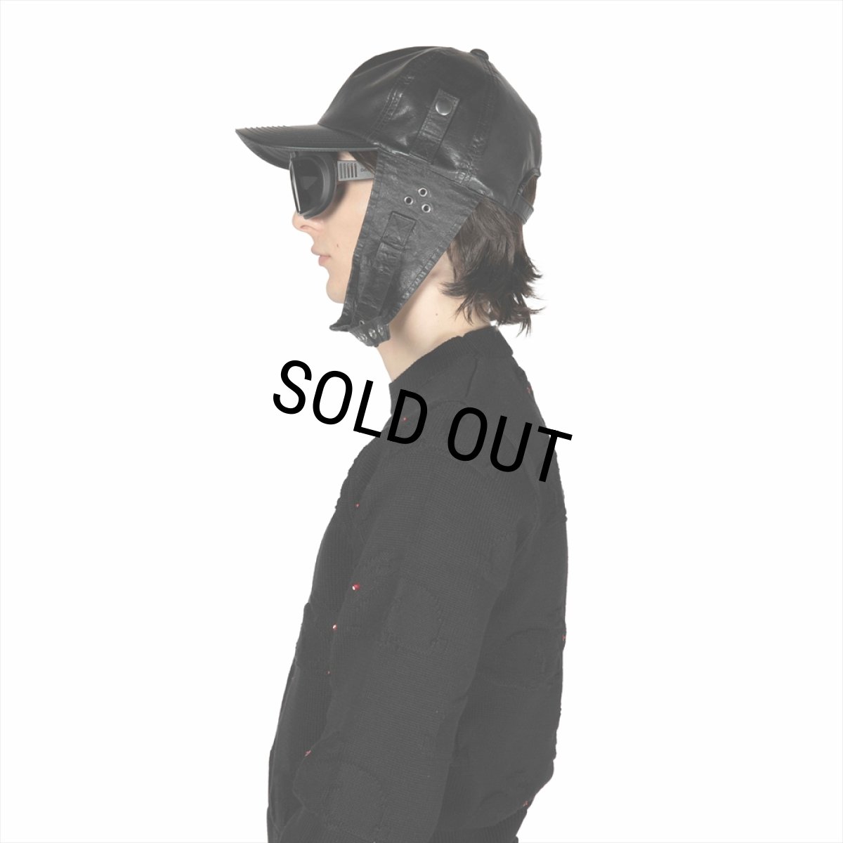 画像6: 【30％OFF】DAIRIKU/Red-eyed Rabbit Tite Knit（Black）［ラビットタイトニット-25秋冬］ (6)