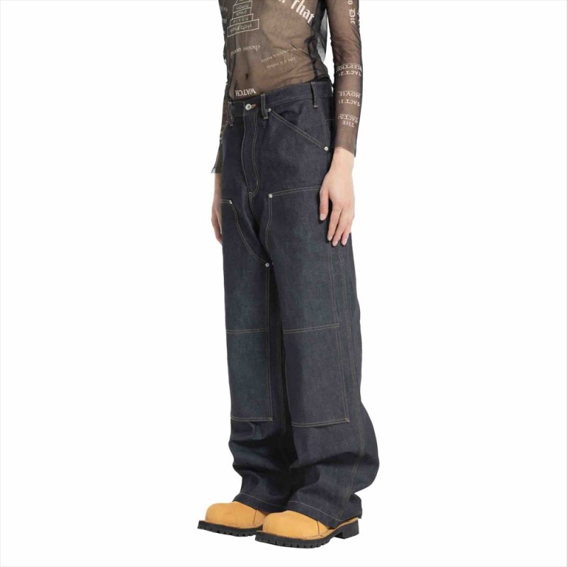 DAIRIKU/Rigid Painter Denim Wide Pants（Indigo）［リジッド