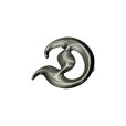 画像1: DAIRIKU/"D" Metal Pin Badge（Silver）［メタルピンバッジ-25秋冬］ (1)