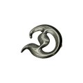 DAIRIKU/"D" Metal Pin Badge（Silver）［メタルピンバッジ-25秋冬］